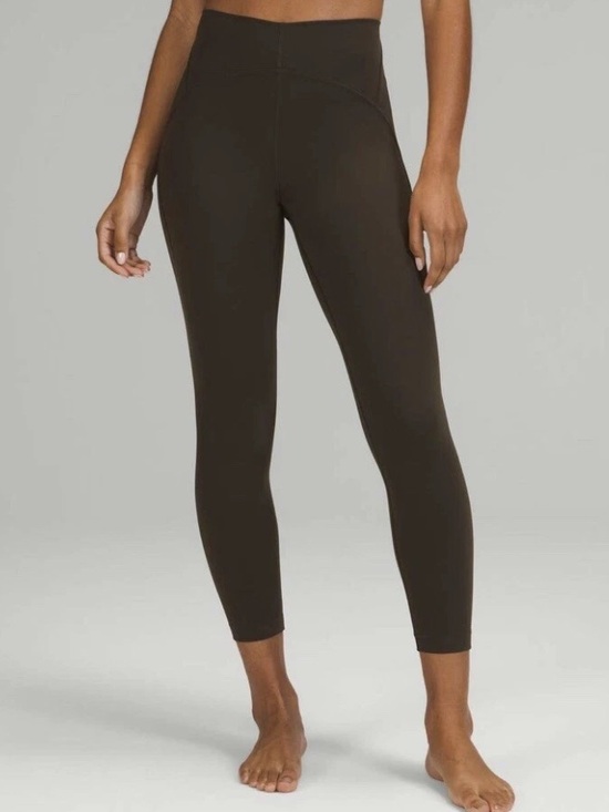 lululemon athletica Pants - LULULEMON Instill High-Rise  25" Dark Olive Leggings Running Athletic